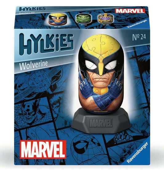 Marvel Hylkies 3D Puzzle Wolverine (55 pieces)