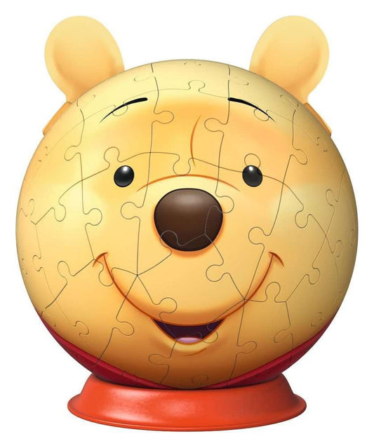 Winnie the Pooh 3D Jigsaw Puzzle Ball with Ears (77 Pieces)