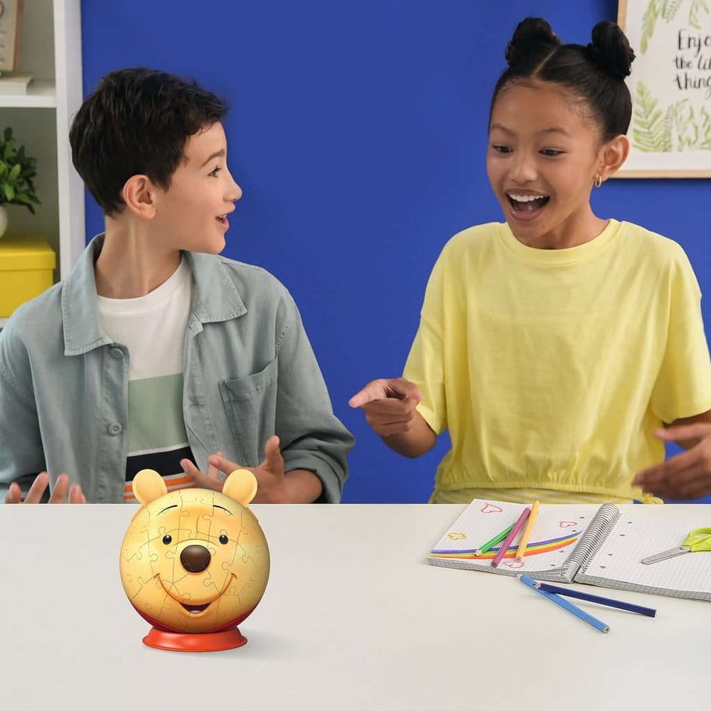Winnie the Pooh 3D Jigsaw Puzzle Ball with Ears (77 Pieces)
