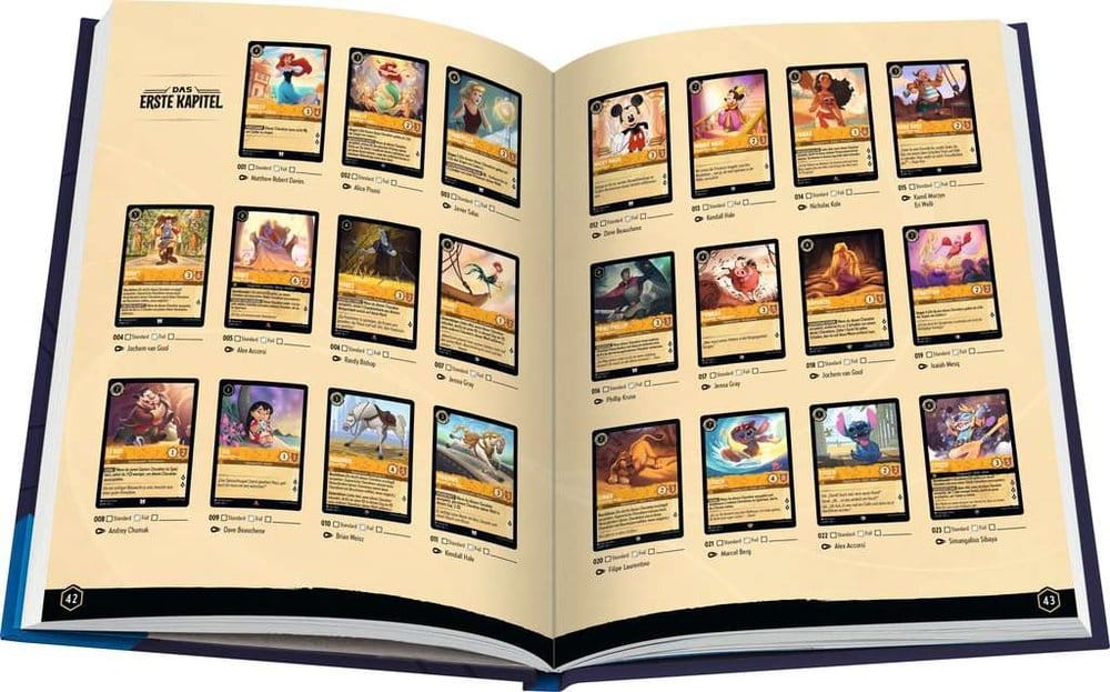 Disney Lorcana TCG Book The Official Collector's Guide: Sets 1-4 *German Version*
