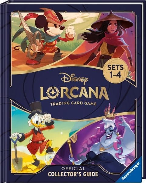 Disney Lorcana TCG Book The Official Collector's Guide: Sets 1-4 *English Version*