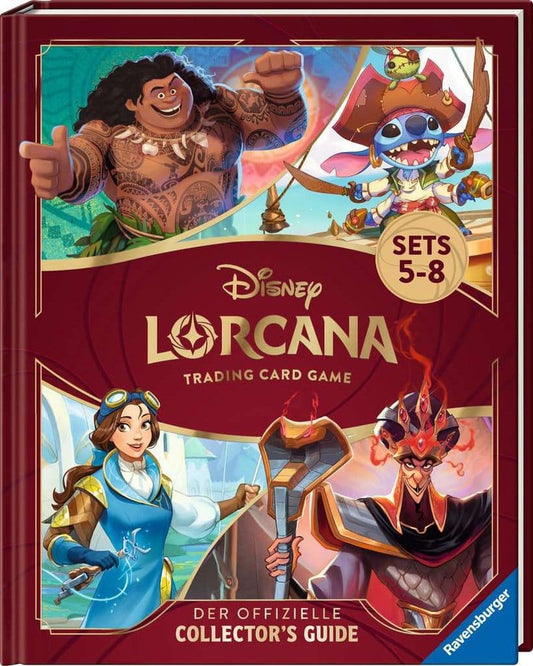 Disney Lorcana TCG Book The Official Collector's Guide: Sets 5-8 *German Version*