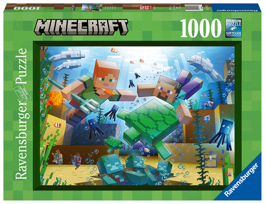 Minecraft Jigsaw Puzzle Minecraft Mosaic (1000 pieces) Puzzles