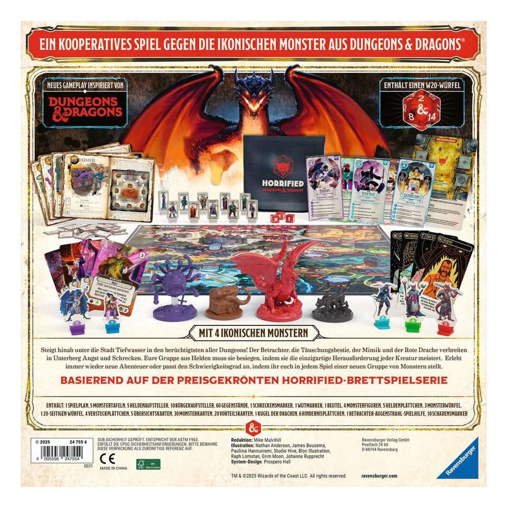 Horrified: Dungeons & Dragons Board Game *German Version*