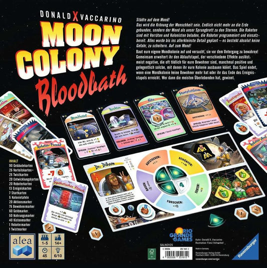 Moon Colony Bloodbath Board Game *German Version*