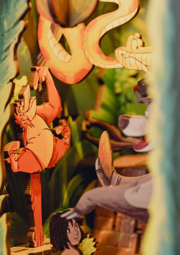 Disney Tiny Adventures Book Nook Mini Diorama The Jungle Book 23 cm