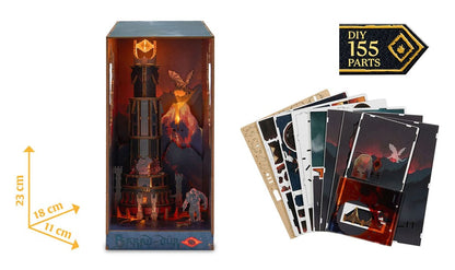 The Lord of the Rings Tiny Adventures Book Nook Mini Diorama Barad-Dûr 23 cm