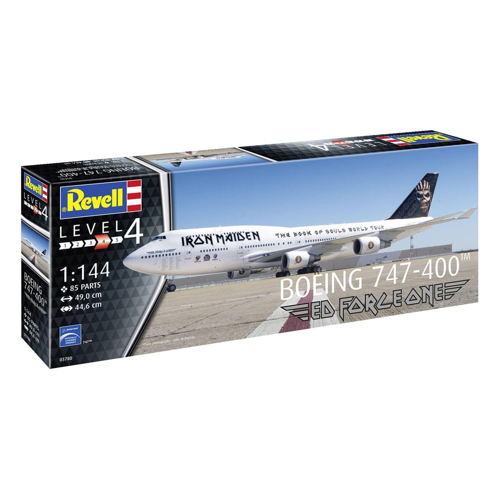 Iron Maiden Model Kit 1/144 Boeing 747-400 "Ed Force One" 49 cm