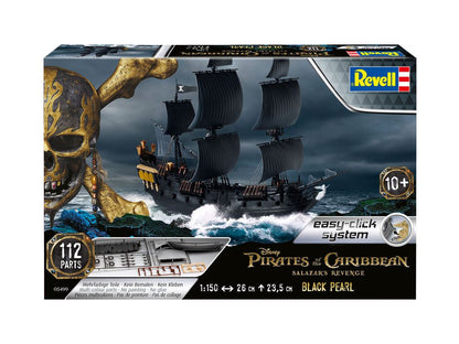 Pirates of the Caribbean Dead Men Tell No Tales Easy-Click Model Kit 1/150 Black Pearl 26 cm