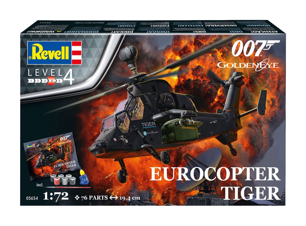 James Bond Model Kit Gift Set 1/72 Eurocopter Tiger (GoldenEye) Model kits