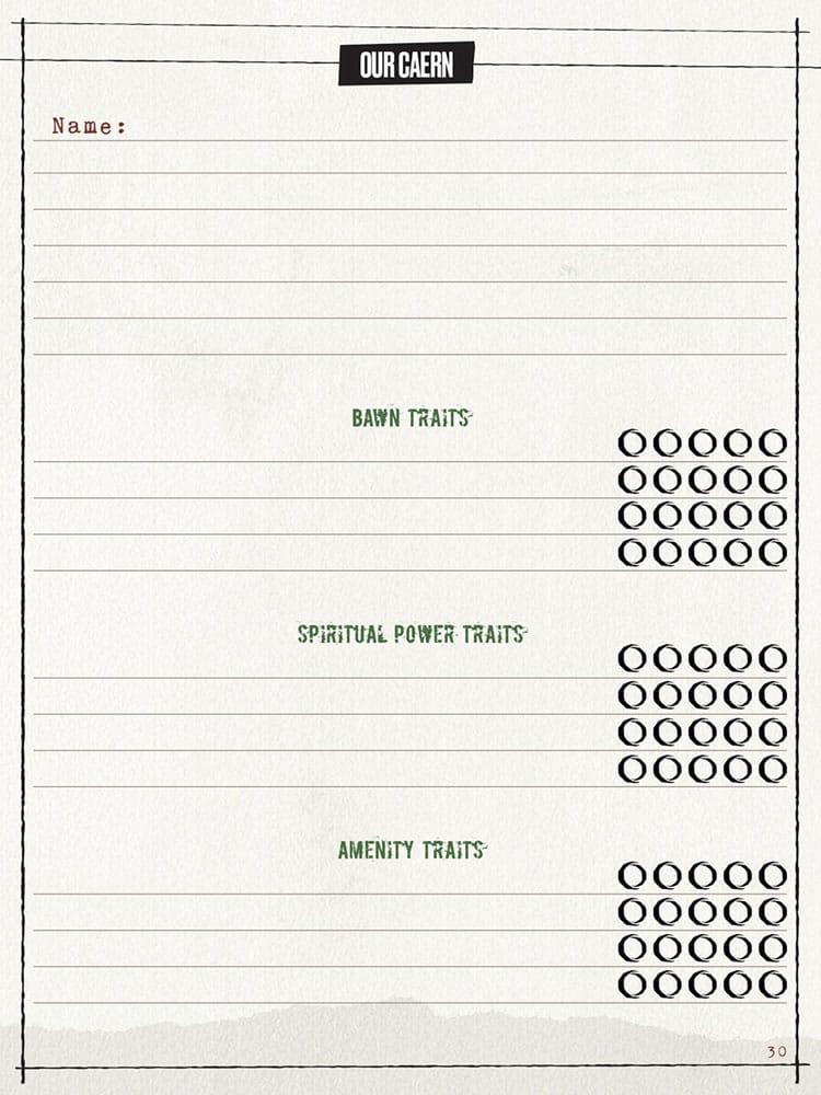 Werewolf: The Apocalypse 5th Edition RPG Journal Expanded Character Sheet Journal *Englische Version*