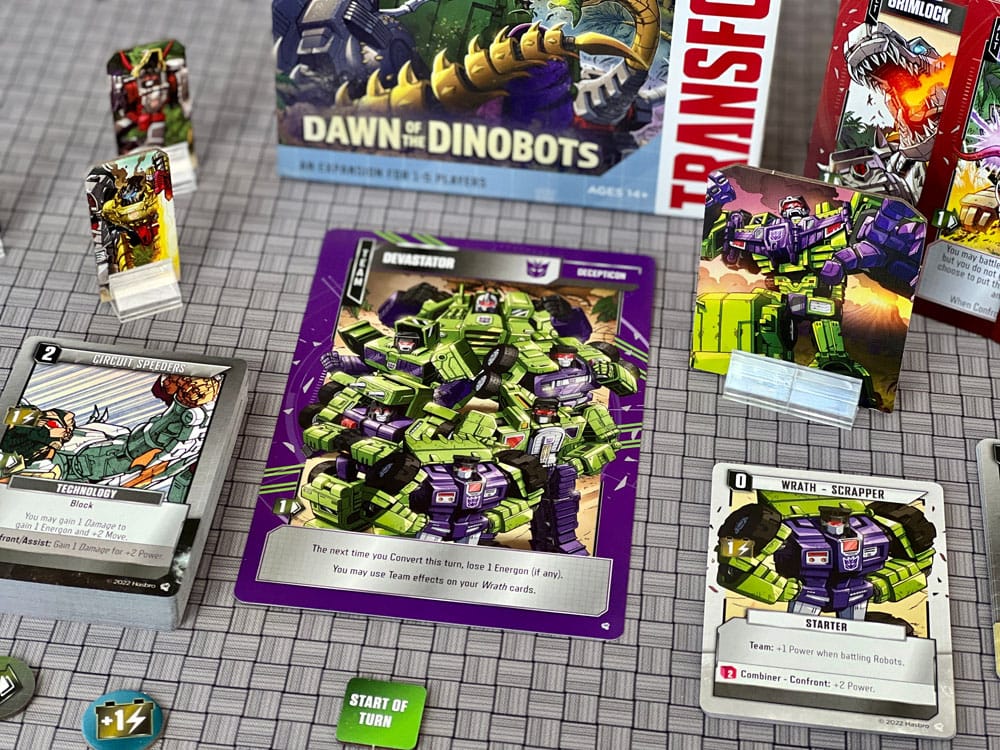 Transformers card game Deck-Building Dawn of the Dinobots Expansion *Englische Version* Board games and accessories
