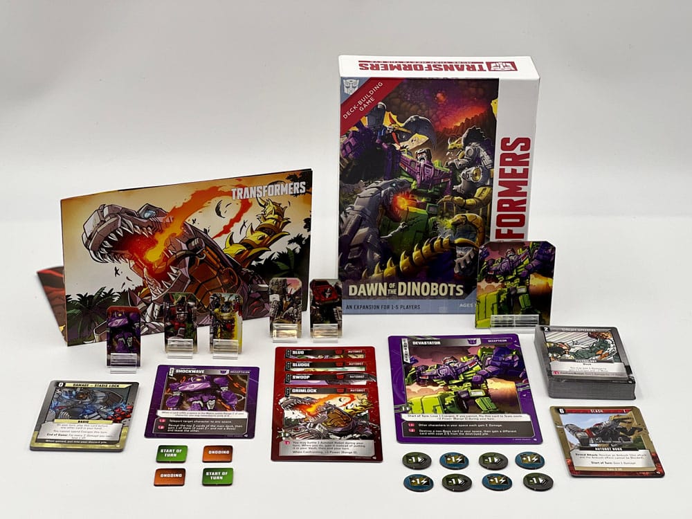 Transformers card game Deck-Building Dawn of the Dinobots Expansion *Englische Version* Board games and accessories