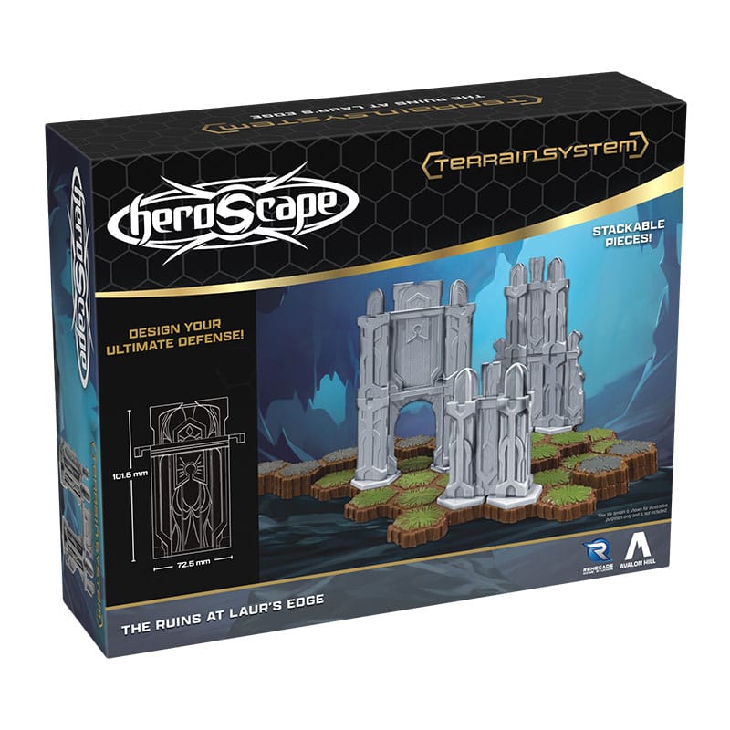 Heroscape Terrain Expansion The Ruins at Laur’s Edge *English Version* Board games and accessories