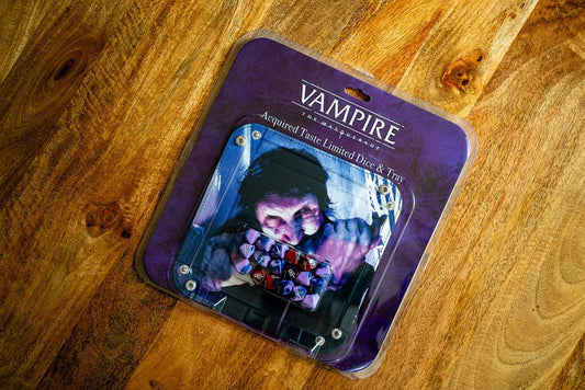 Vampire: The Masquerade 5th Edition RPG Acquired Taste Limited Dice & Tray Accessory Pack