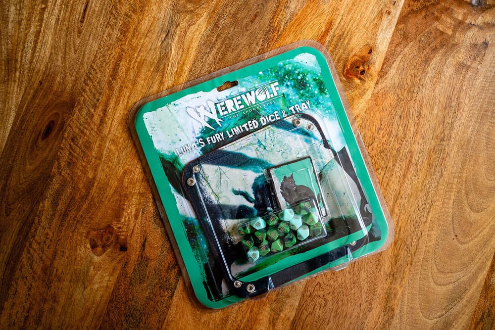 Werewolf: The Apocalypse 5th Edition RPG Luna's Fury Limited Dice & Tray Accessory Pack