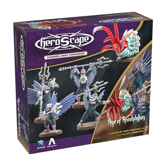 Heroscape Army Expansion Embers of War: Krakenling & Gelryie Vanguards *English Version* Board games and accessories