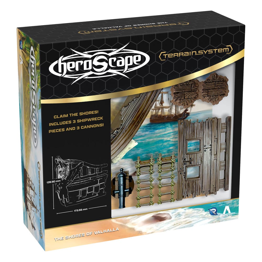 Heroscape Terrain Expansion Shores of Valhalla *English Version* Board games and accessories