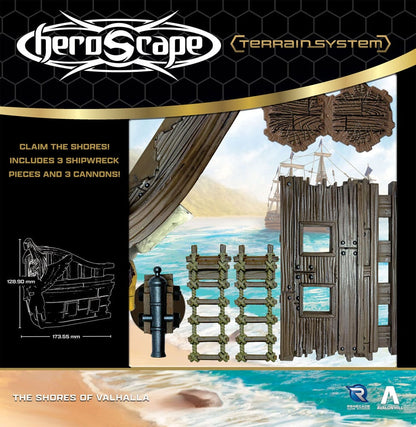 Heroscape Terrain Expansion Shores of Valhalla *English Version* Board games and accessories