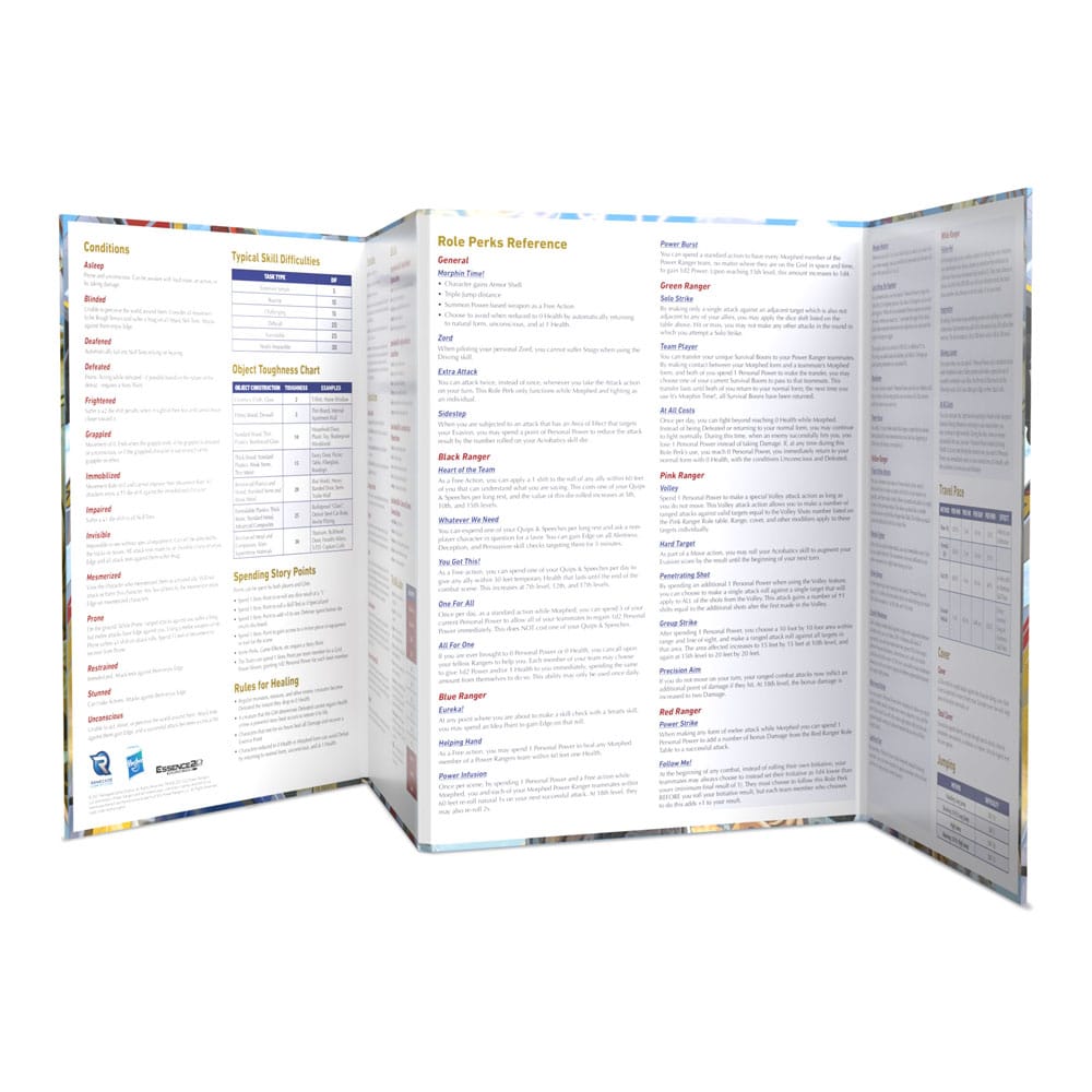 Power Rangers RPG book A Glutton for Punishment Adventure & GM Screen *English Version*