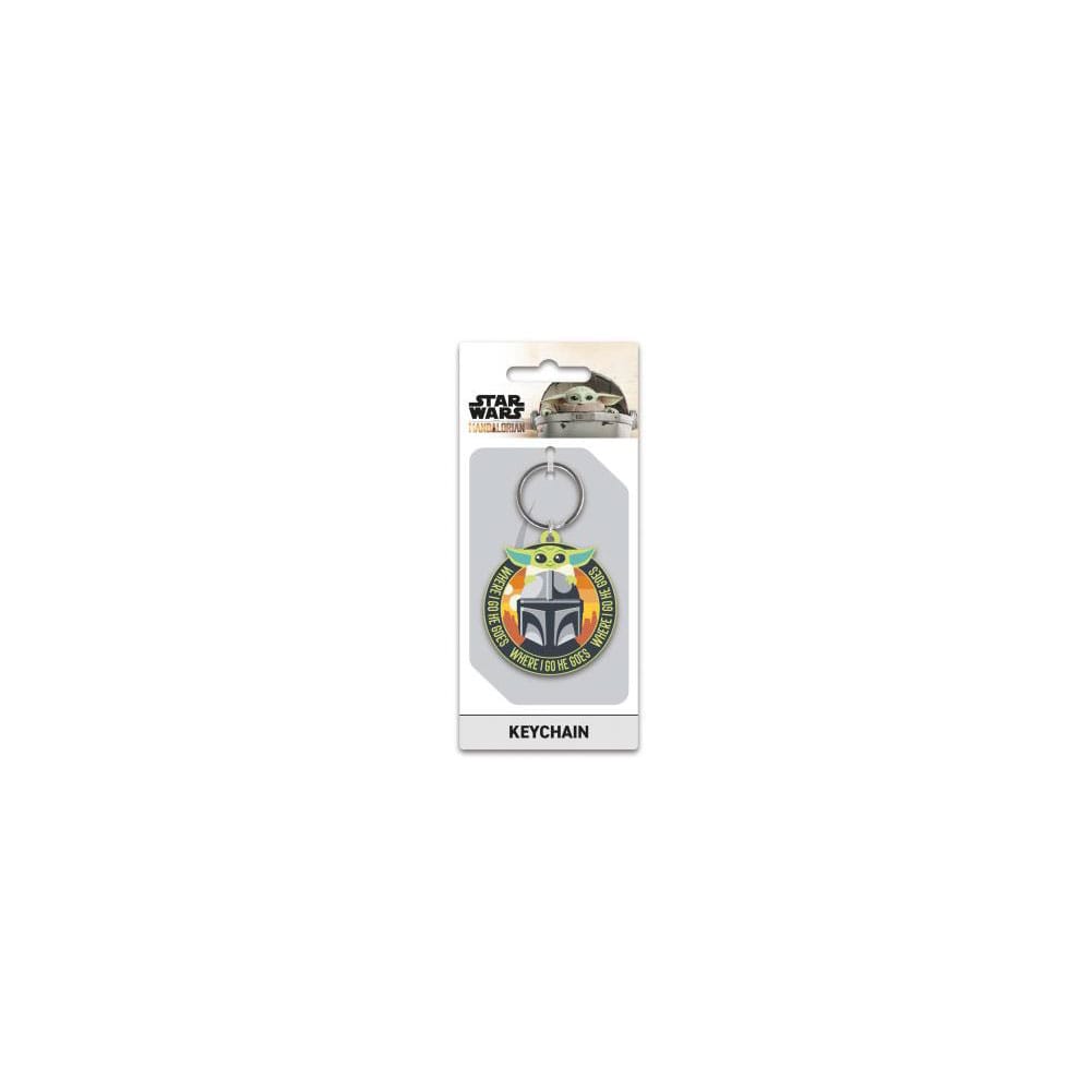 Star Wars Rubber Keychain The Mandalorian 6 cm Keyrings