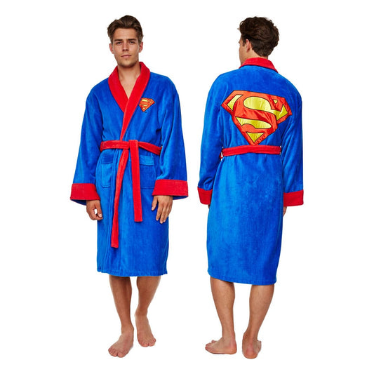 DC Comics Fleece Bathrobe Superman Pyjamas