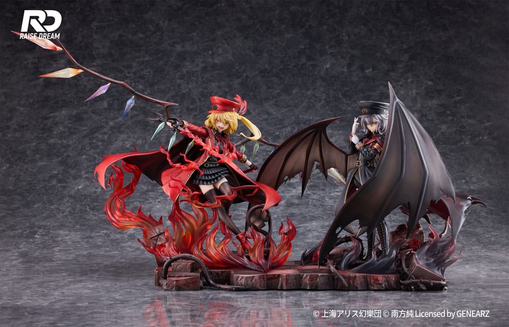 Touhou Project PVC Statue 1/6 Flandre Scarlet Military Uniform Ver. 27 cm