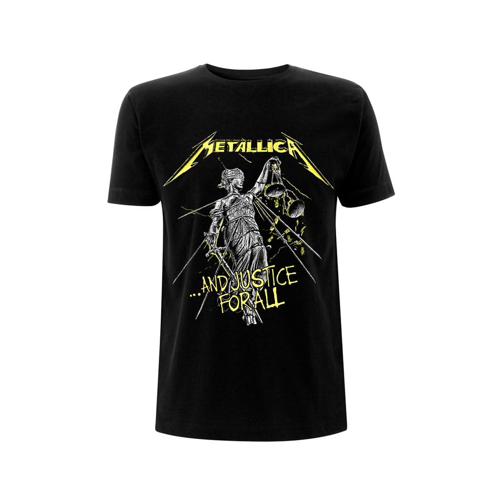 Metallica T-Shirt And Justice For All Tracks Black Size M T-shirts