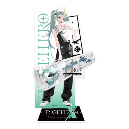To Be Hero X Acrylic Stand Hero Show Series Lucky Cyan 17 cm