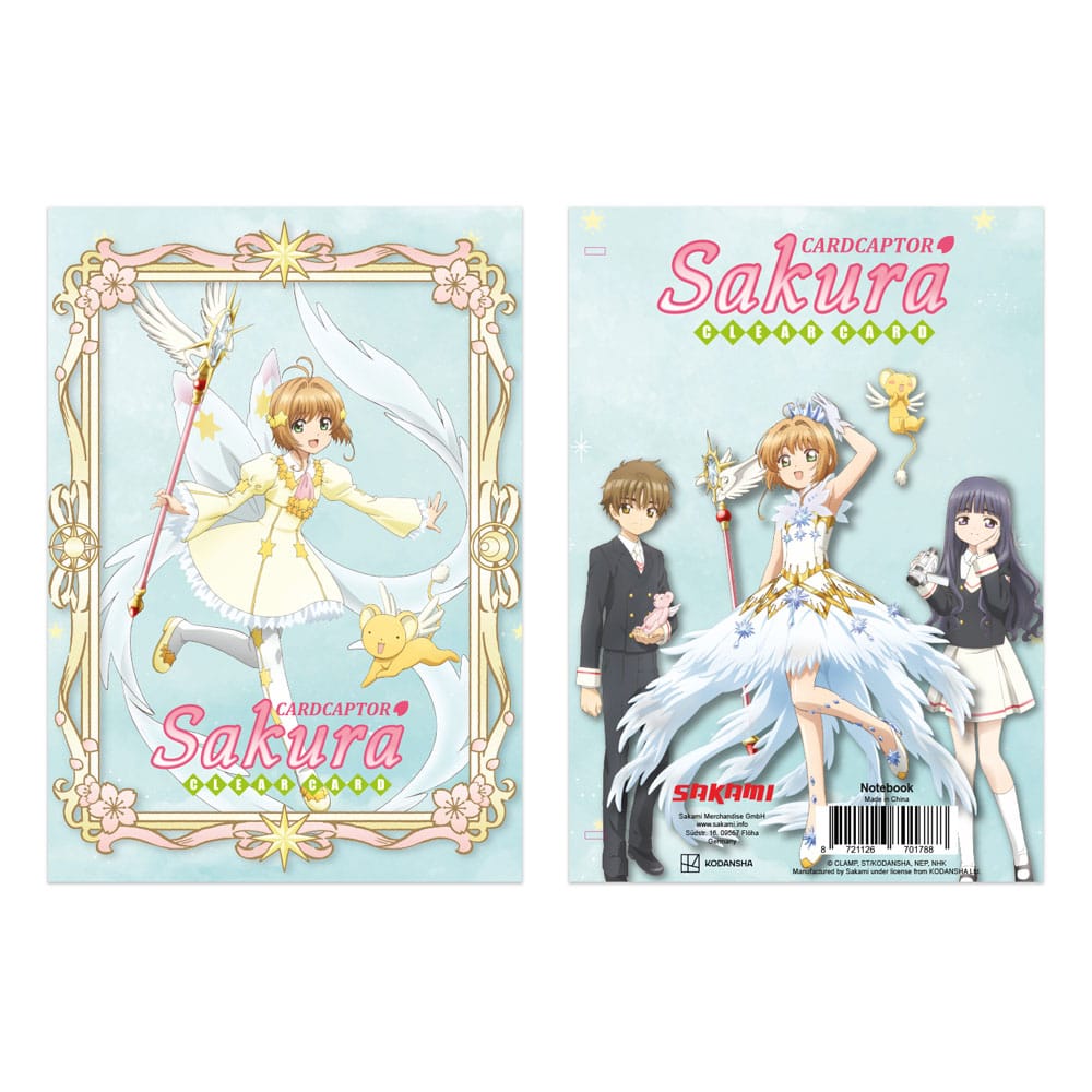 Cardcaptor Sakura Clear Card Notebook Stationery