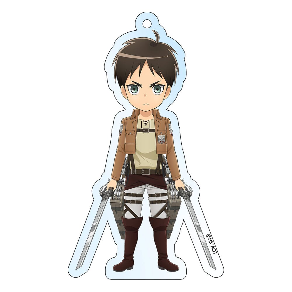 Attack on Titan Acrylic Keychain Eren Holographic 8 cm Keyrings