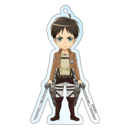 Attack on Titan Acrylic Keychain Eren Holographic 8 cm Keyrings