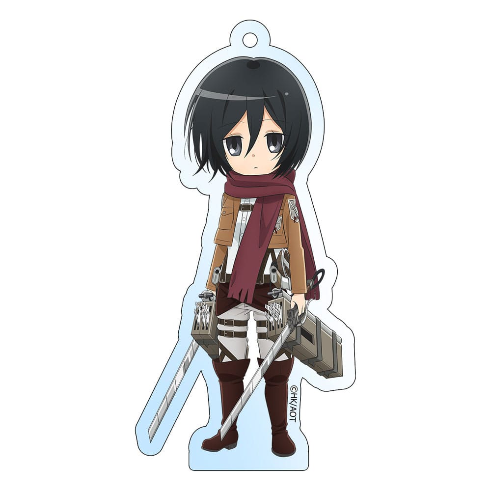 Attack on Titan Acrylic Keychain Mikasa Holographic 8 cm