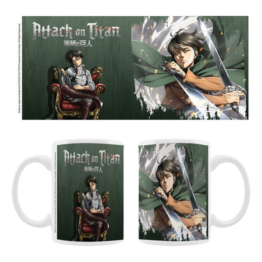 Attack on Titan Ceramic Mug Levi Cups & Mugs