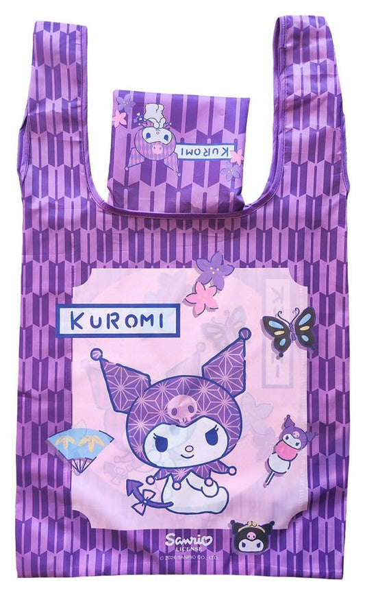 Sanrio Tote Bag Kuromi Japanese Foldable