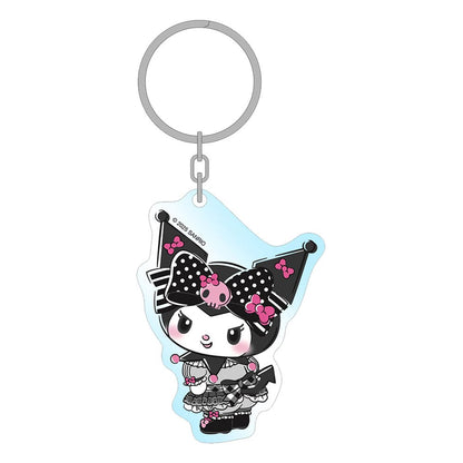 Sanrio Pink Black Party Series Acrylic Keychain Kuromi 7 cm