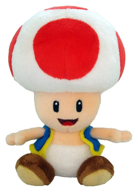 Super Mario Plush Figure Toad 17 cm