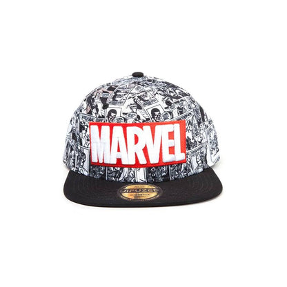 Marvel Comics Snapback Cap Classic Red & White Logo Beanies & Caps