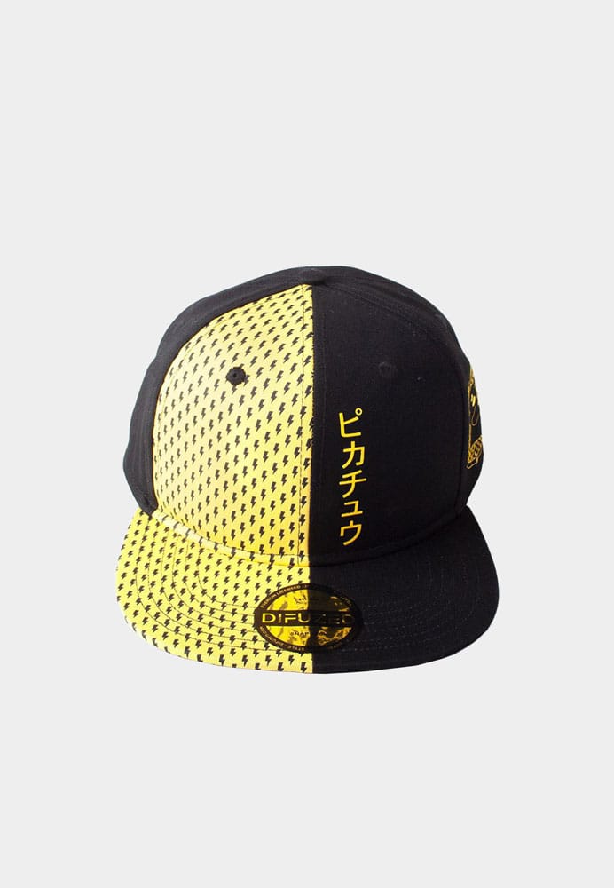Pokemon Snapback Cap Block Pikachu Beanies & Caps