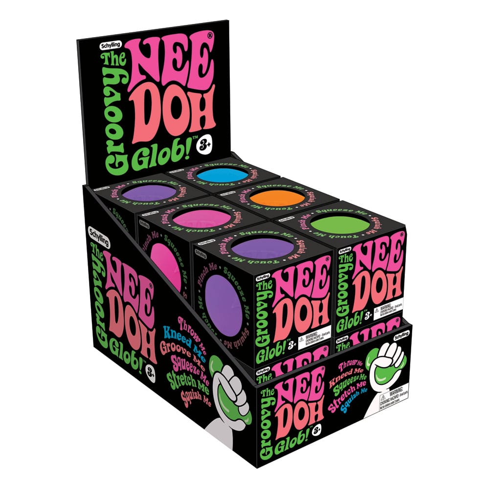 NeeDoh Squeeze Balls 6 cm Classic NeeDoohs Display (12) Gadgets