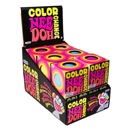 NeeDoh Squeeze Balls 6 cm Color Changing NeeDoohs Display (12) Gadgets