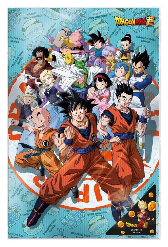 Dragon Ball Super 3D Poster Universe Survival 38 x 58 cm