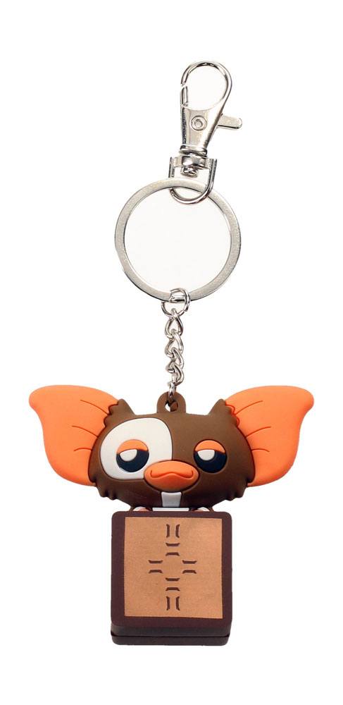 Gremlins Pokis Rubber Keychain Gizmo in a Box 6 cm Keyrings