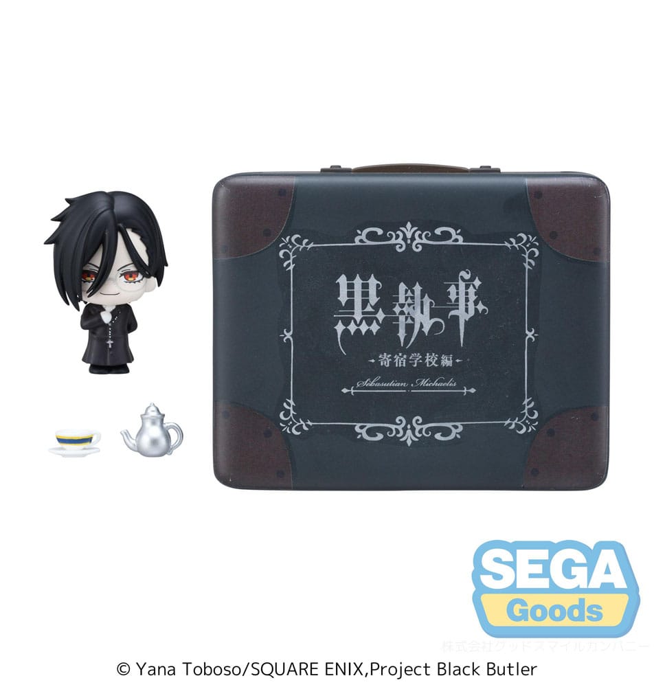 Black Butler: Boarding School Arc Petite World Memories Mini Figure Sebastian Michaelis (EX) 8 cm