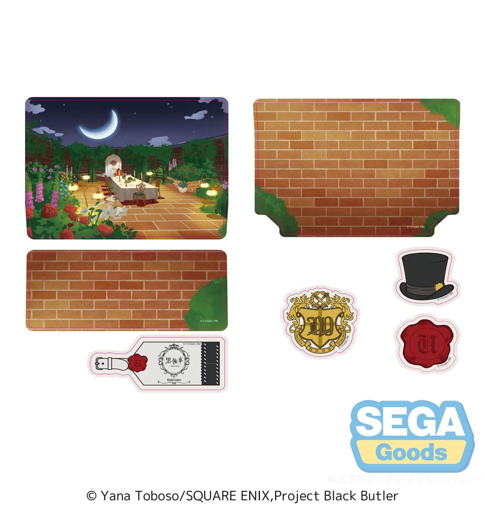 Black Butler: Boarding School Arc Petite World Memories Mini Figure Undertaker (EX) 8 cm