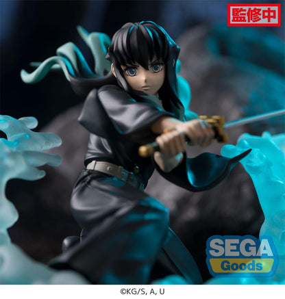 Demon Slayer: Kimetsu no Yaiba Xross Link Anime PVC Statue Muichiro Tokito Hashira Training Arc 11 cm