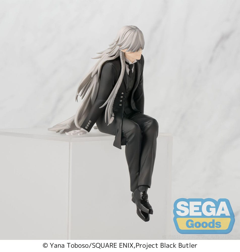 Black Butler: Boarding School Arc PM Perching PVC Statue Undertaker 13 cm