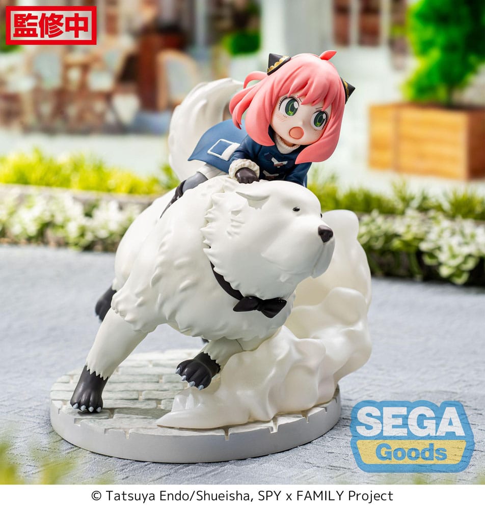 Spy x Family Luminasta PVC Statue Anya Forger & Bond Forger Mission Extend 16 cm