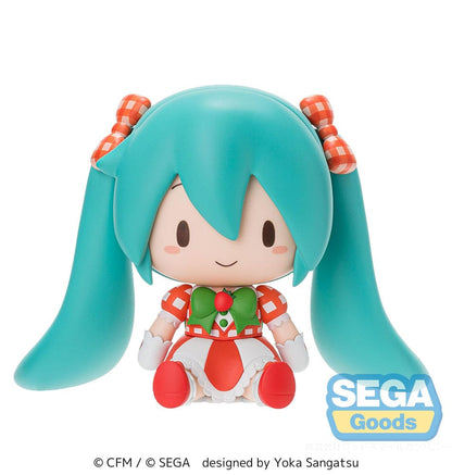 Character Vocal Series 01: Hatsune Miku Fuwa Petit Chibi Figure Hatsune Miku x Love and Berry Dress Up and Dance! Lovely Strawberry 8 cm