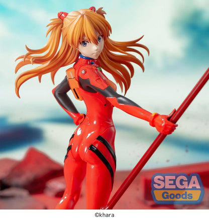 Evangelion: 3.0+1.0 Thrice Upon a Time Luminasta PVC Statue Asuka Shikinami Langley x Spear of Longinus 20 cm